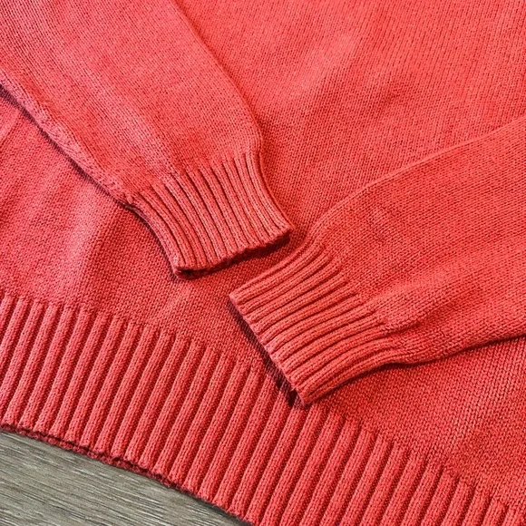Polo by Ralph Lauren Men’s Crew Neck Sweater Size Large Orange - Picture 3 of 7
